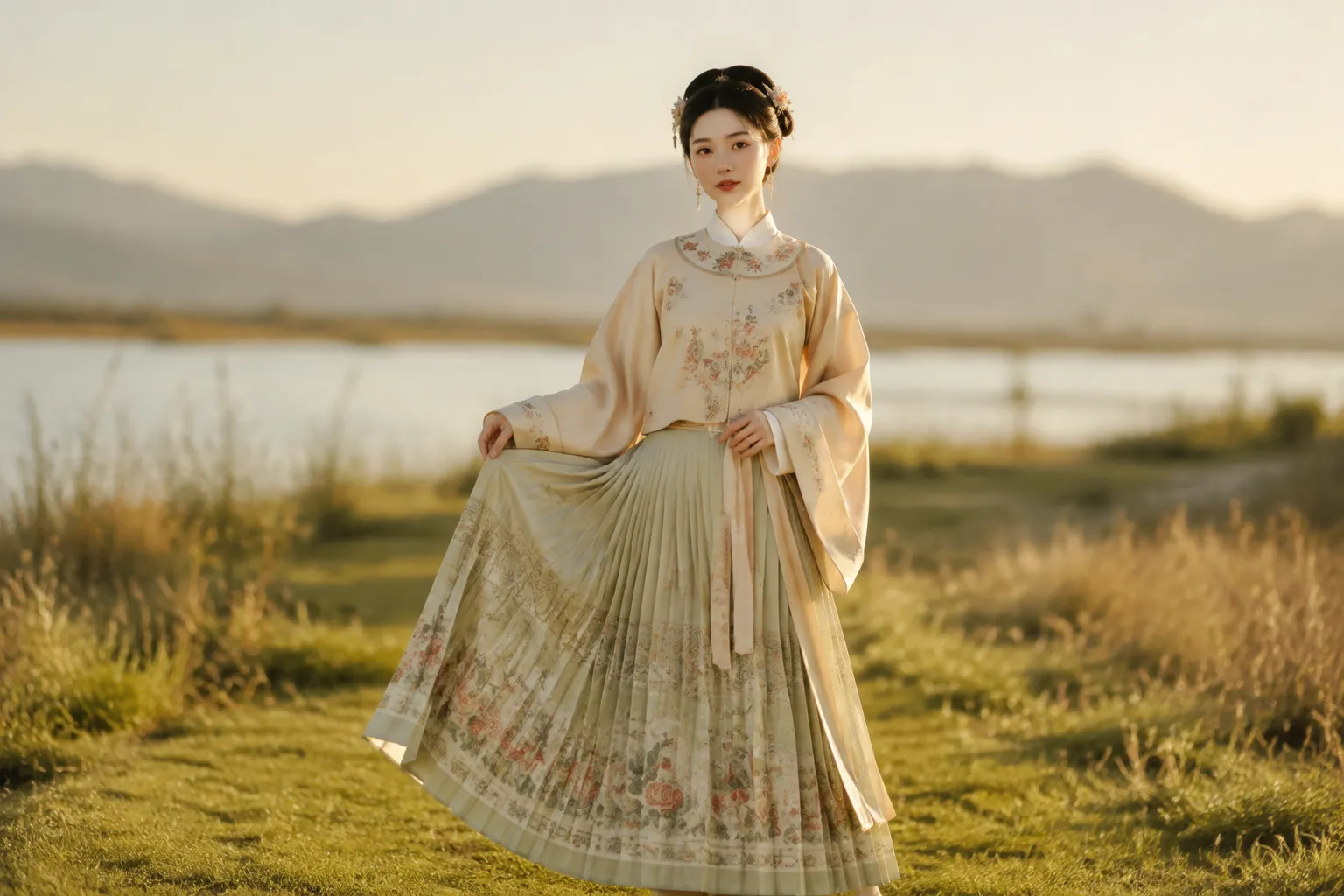 Hanbok (Korea) — short jacket, full skirt
